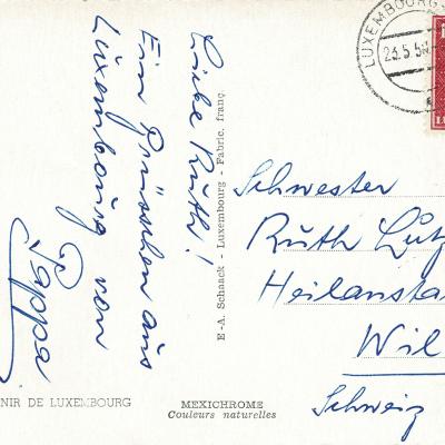 Postkarte Luxemburg